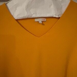 Gianni Bini Yellow Long Sleeve Dress